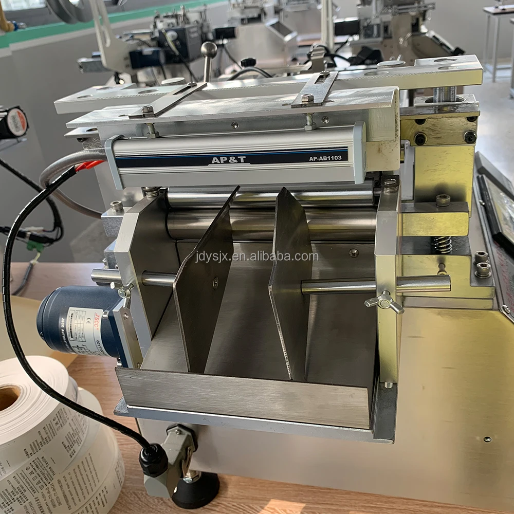 JQ-3012 Desktop Small Size Hot And Cold Knife Garment Fabric Satin Ribbon Label Cutting Machine For Nylon Taffeta And Cotton
