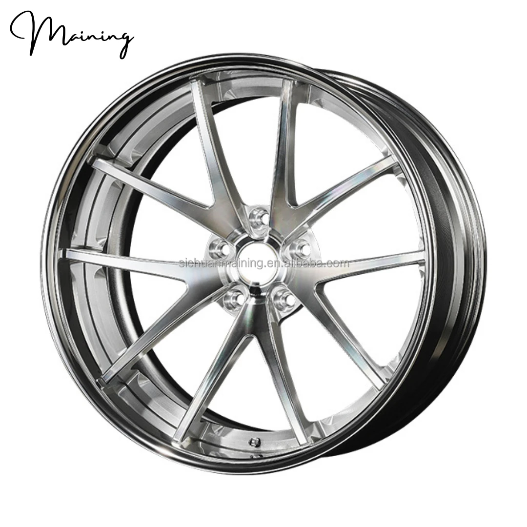 Two Pieces Forged Wheel 5x112 Rims For Mercedes Benz GL GLS V Class R350 R550 ML63 GLE63S 4MATIC Bentley Maybach 57 62 Wheels