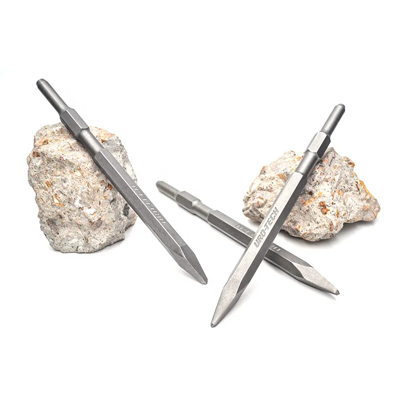 
hex17 point chisel 400mm length 