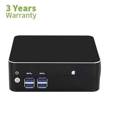 Self-branded 2 lan 8 gen core i7 win 10 Linux mini pc manufacturers with install linux server 4usb