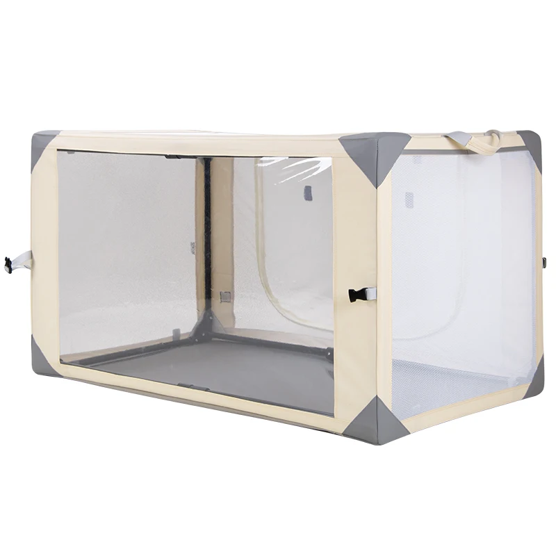 Factory wholesale competition breathable folding large cat show cage for cat and dog breeding cage