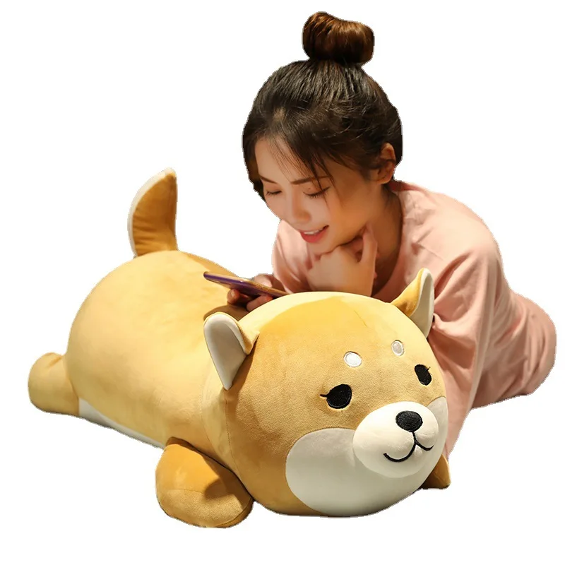 Songshan Toys Peluches Plushies Cushion Custom Cartoon Sleeping Pillow Soft Shiba Inu Stuffed Animal Dog Corgi