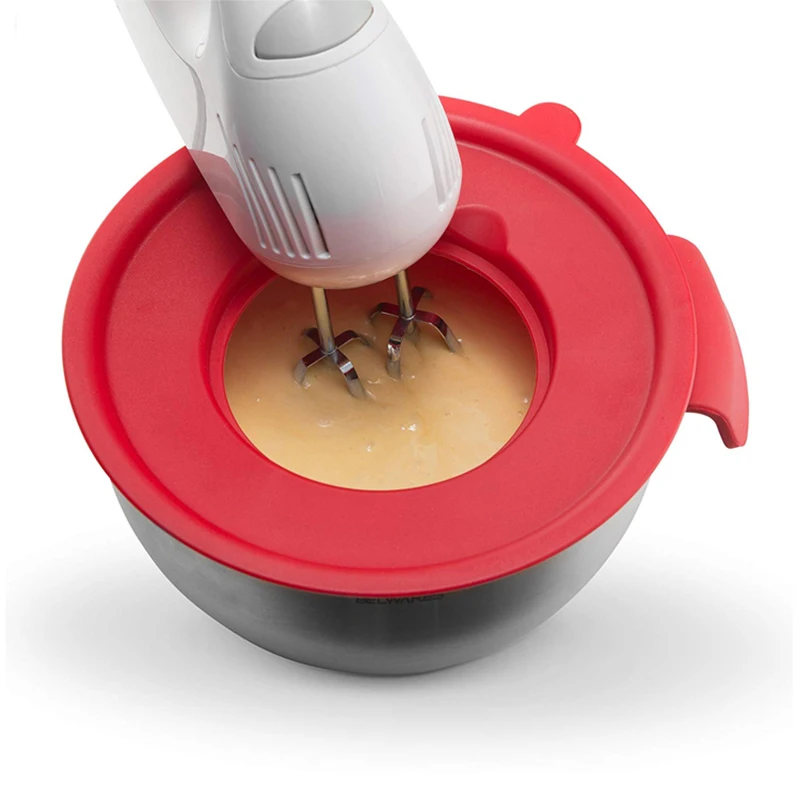 Новый товар, Салатница из нержавеющей стали, металлическая миска для смешивания фруктов и льда с крышкой