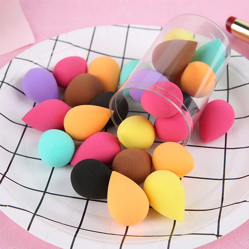 Wholesale Customized Latex Free Mini Eyeshadow Makeup Sponge Applicator Hydrophilic Polyurethane Eye shadow blending mini sponge