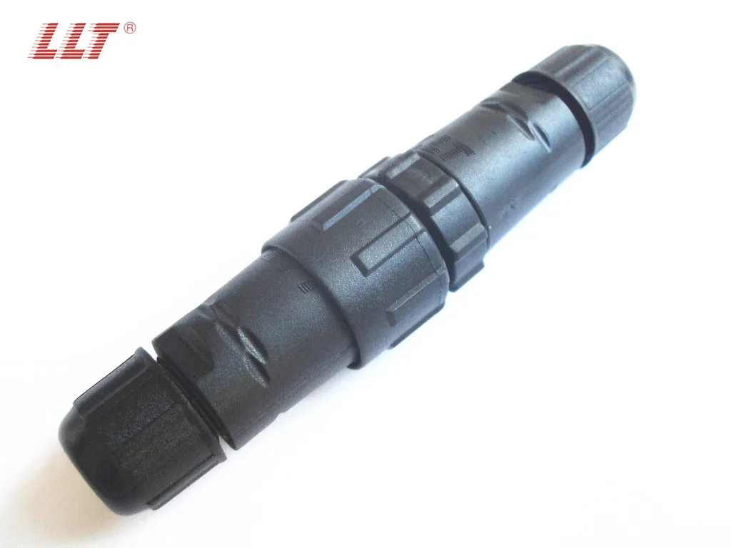 M14 waterproof electric connector 5 pins thread lock assemble male female plug