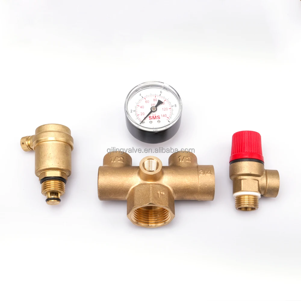 Multi-functional CE WRAS customized pressure balance gas release boiler lpg safety valve sets
