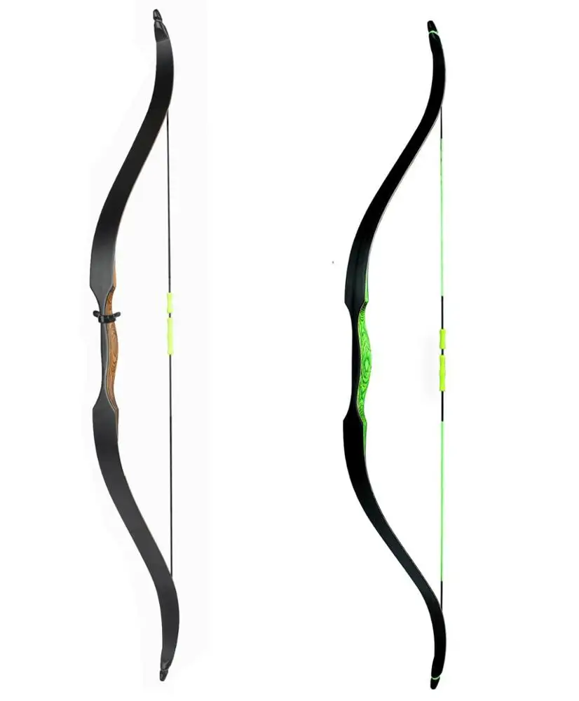 ZS-C1  Traditional wood one piece recurve bow  long bow for Kids shooting and play games   laminated recurv bow