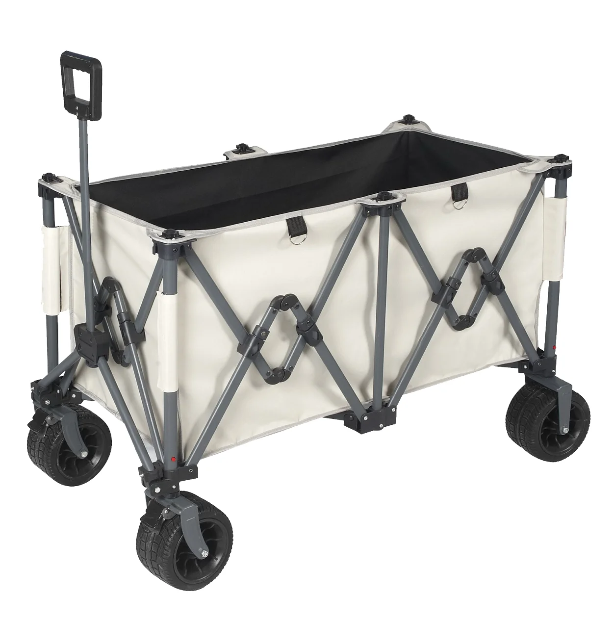 Factory Price Foldable Pieghevole Wagon Outdoor Storage Beach Camping Cart Wagon