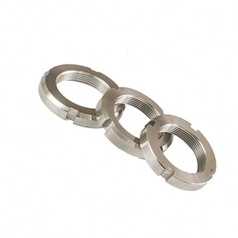 A286 18-8 Stainless Steel AISI304 316 ANSI304 316 ASTM A193 Plain Polished Round Hexagon Slotted and Castle Nut Flange Thin
