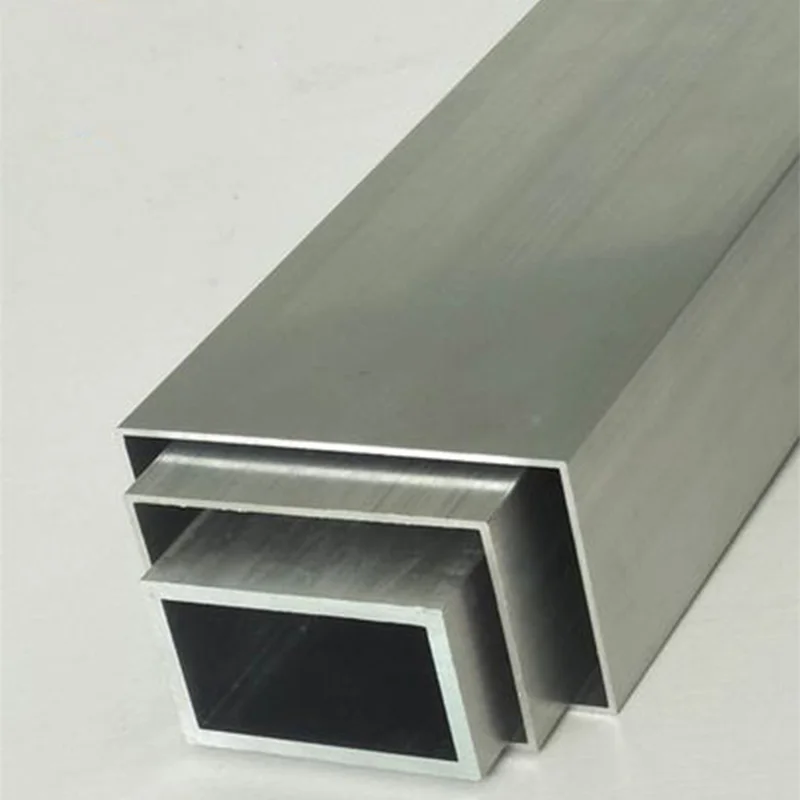 6061 6063 7075 metal aluminium alloy al aluminum seamless rectangular tube pipe manufacturer