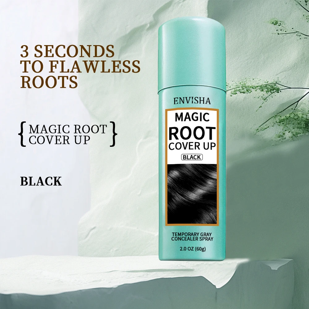Instantly Root Cover Up Spray Black Hair Root Touch Up Spray  For Thinning Hairline