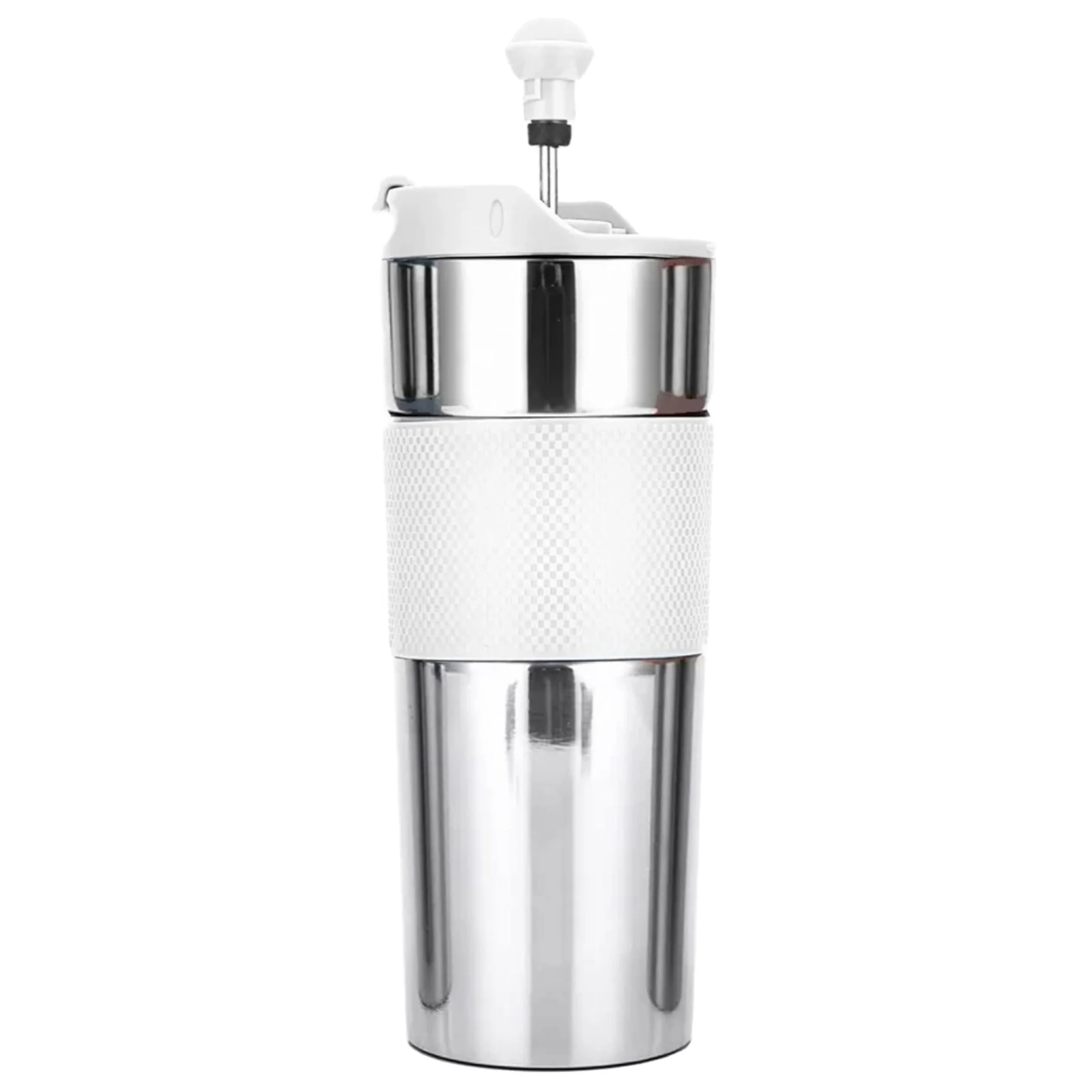 Christmas Wholesale Double Walled Insulated Tumblers Vacuum French Press Stainless Steel Coffee Mug Travel Mugs With Tea Maker