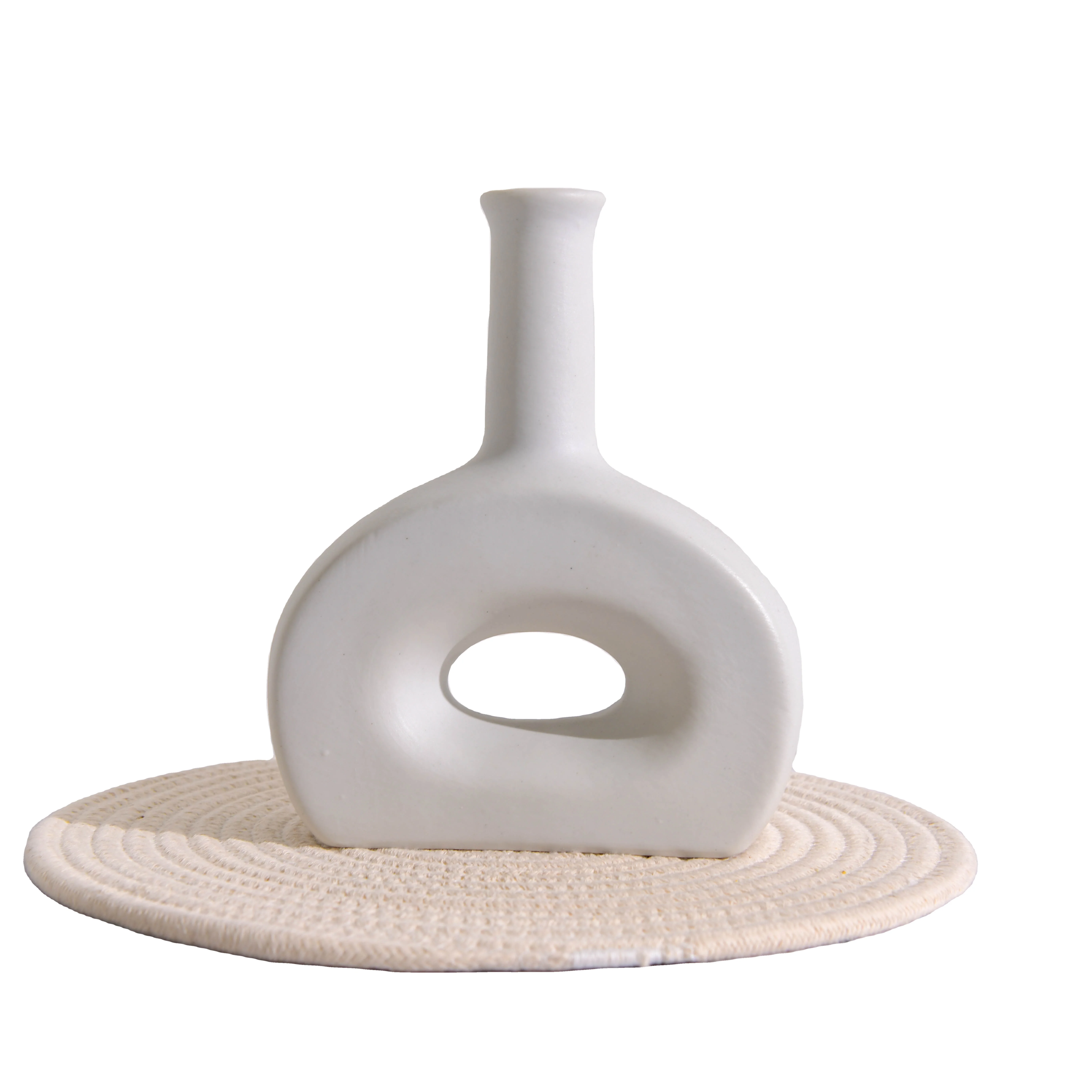 New Design Popular Ceramic Vase Minimalist Modern Decorative Porcelain Vases for Home Decor