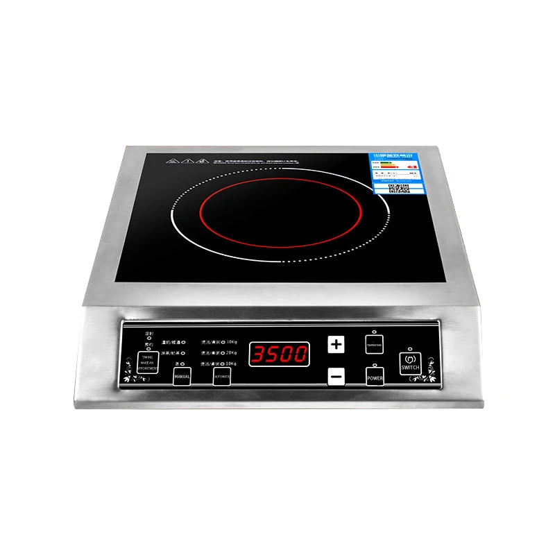 home high power Induction Cooker commercial flat desktop button stainless steel Induction cooker