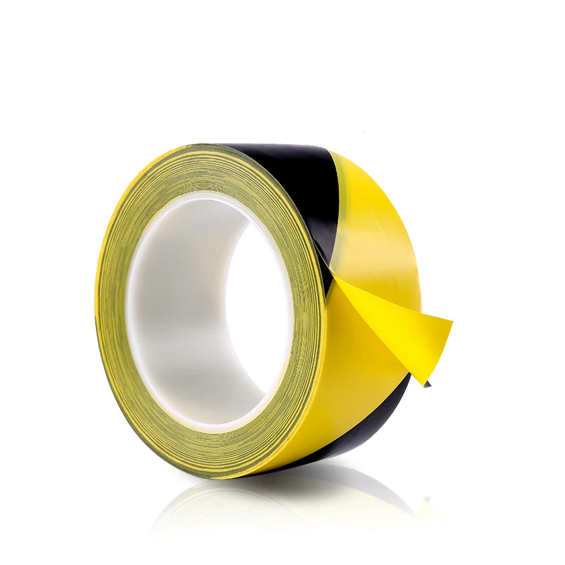 High Performance White-Red Roller Marking Hazard pe pvc warning tapes