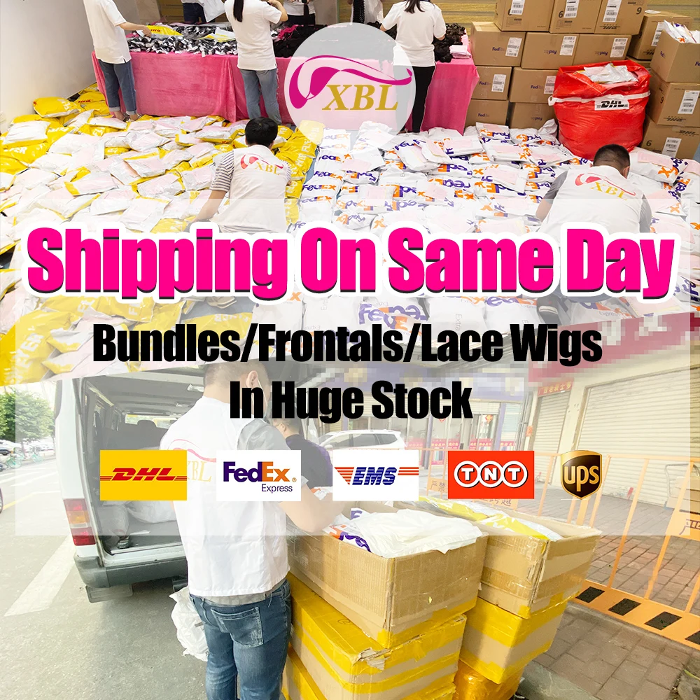 XBL Hair New Arrival Deep Wave Human Hair Virgin Brazilian Full Lace Wig With Baby Hair