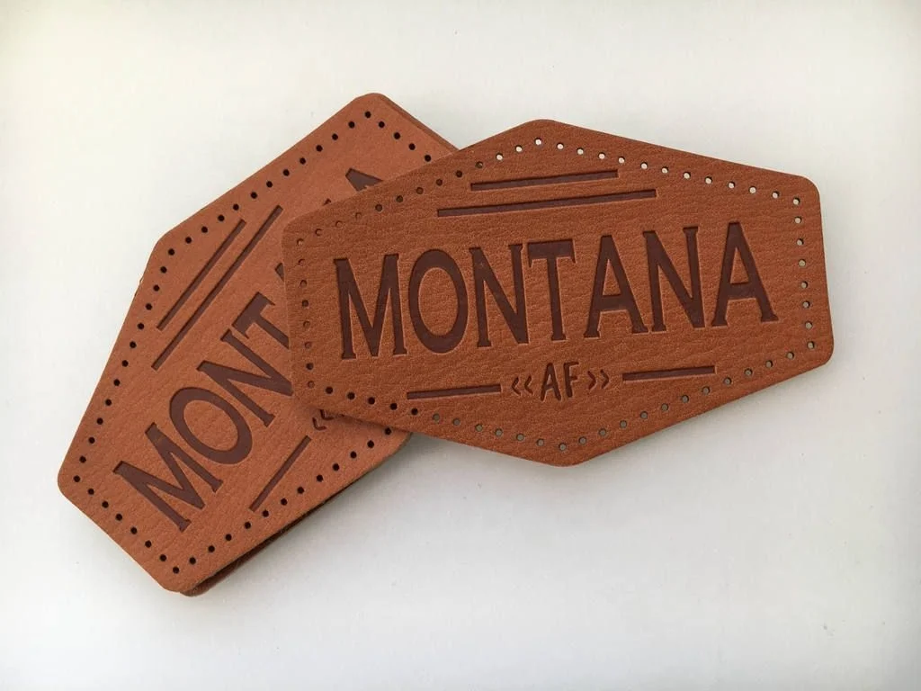 No Minimum Factory Custom luxury Logo Badge Garment Patch Leather PU Label