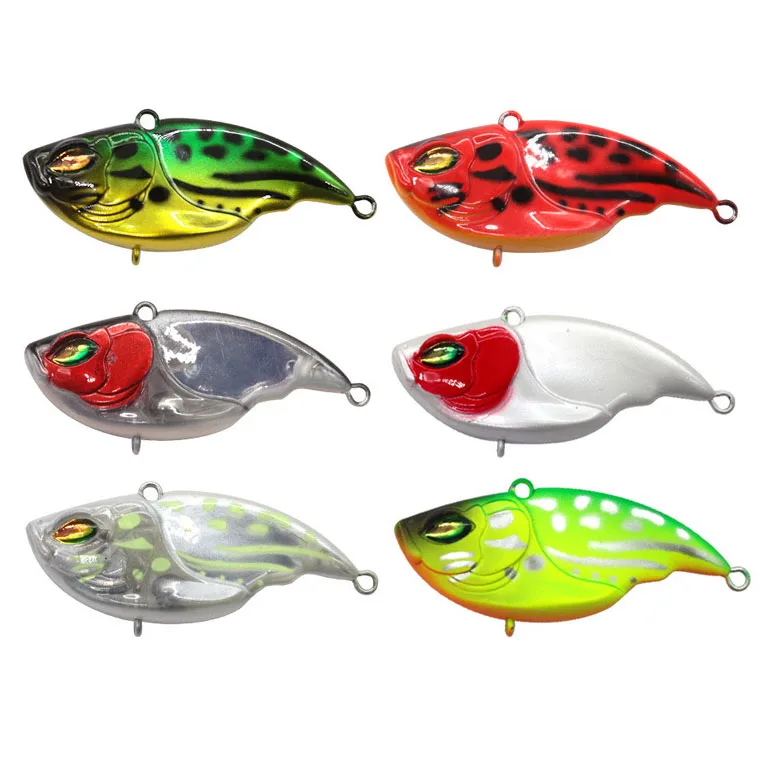 55Mm 10.5G Sinking Fishing Lure Promotional Easy Cleaner Plastic Simulation Vib Bait Vibration Wobbler