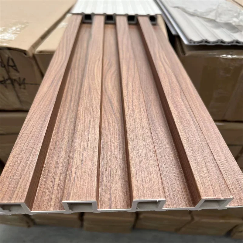 Best seller Waterproof Factory Cladding wall decorative marble pvc uv wpc wall Fluted Panels Interior Wall Panel Wpc Boards