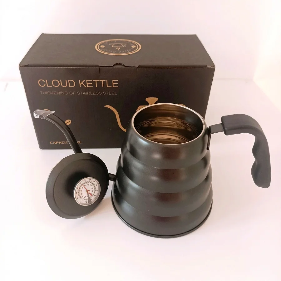 1.2L Stainless Steel Pour Over Coffee Drip Kettle Gooseneck Tea Pot
