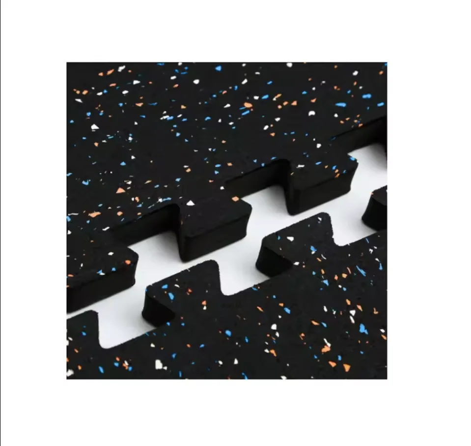 High Reliability Commercial Composite Gym Protective Rubber Floor Mat Tile