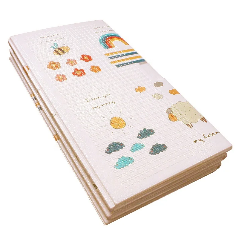 Luxury 200*180cm Foldable Cartoon Baby Play Mat Xpe Puzzle Children's Mat Baby Climbing Pad Kids Rug Baby Games Mats 2021