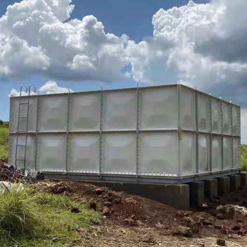 Tanzania tower water tank GRP water storage tank for domestic use