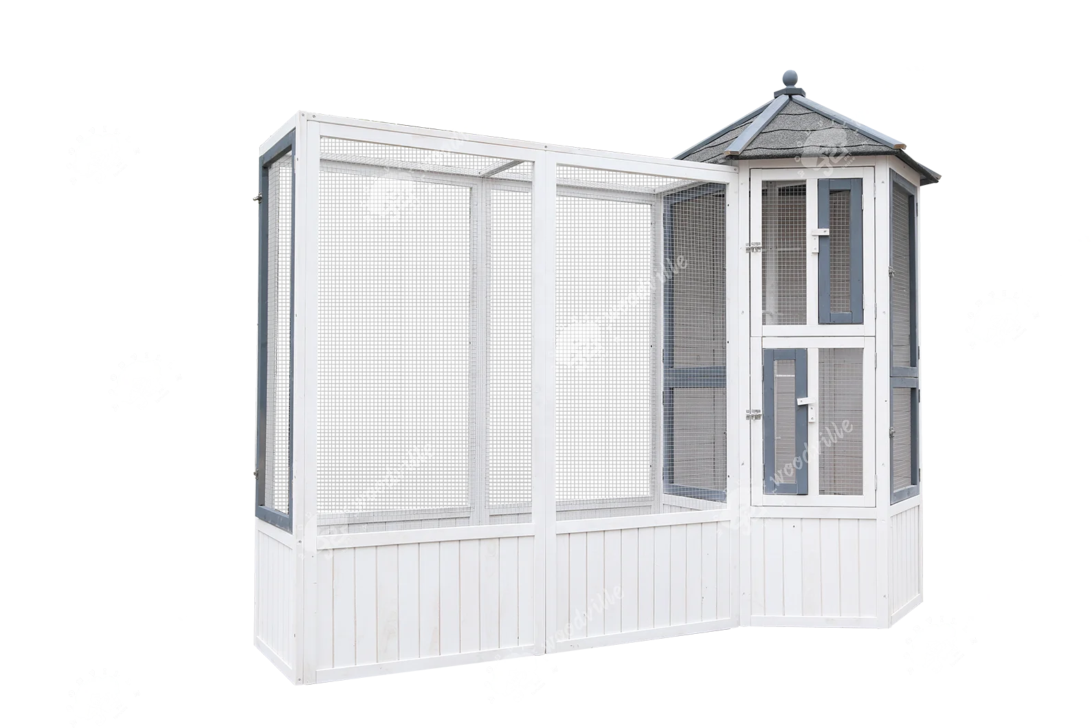 Cheap Wooden Bird Cage Outdoor Decorative Bird Cages Wholesale Pet Accessories