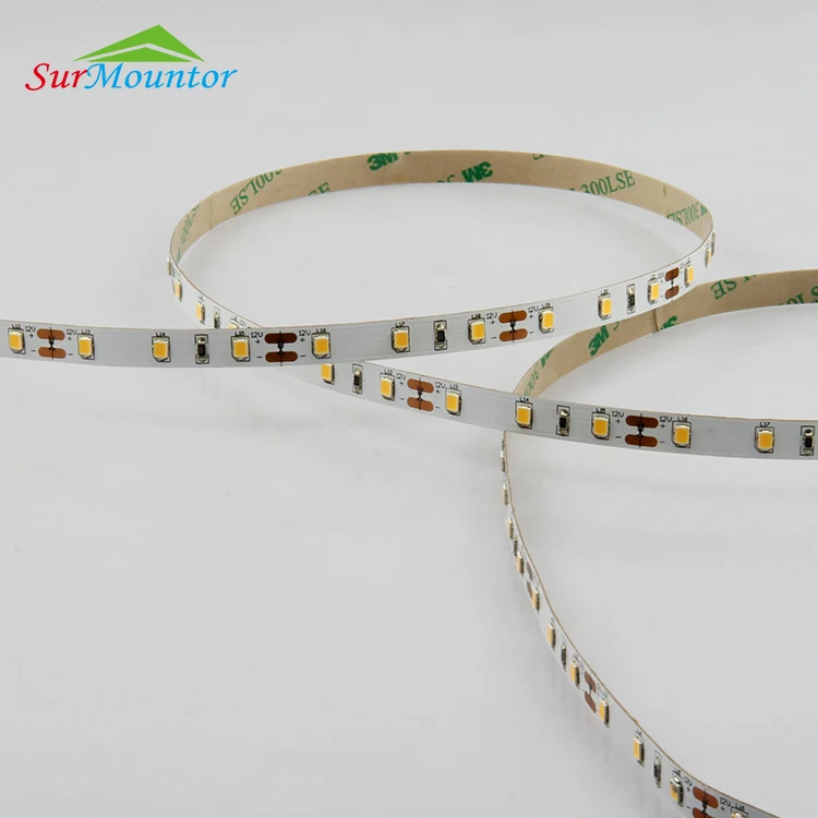 Светодиодная лента Smd гибкий свет Горячая продажа Dc 12v 24v 2835 гибкая светодиодная 5 м в катушке высокое яркий световой