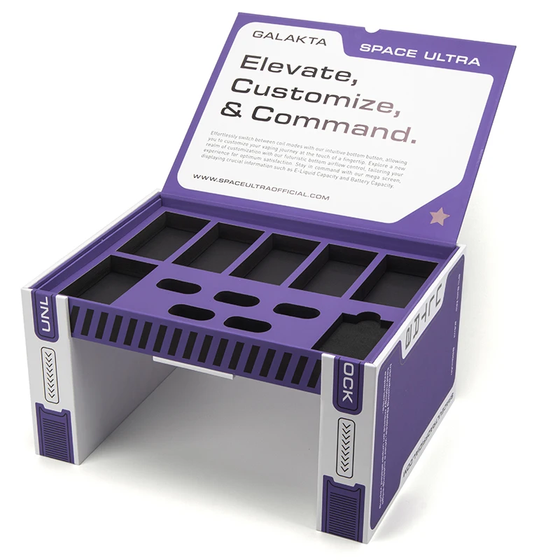 Factory customization Sample crepe holder display luxury personalised sample big gift box for trade show