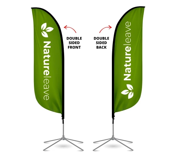 Outdoor Advertising Beach Banner Stands Custom Logo Bali Printing Polyester Teardrop Bow Flex Flying Beach Feather Flag
