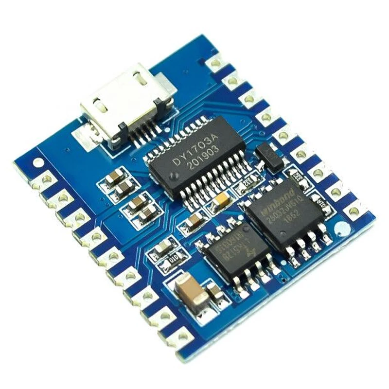 DY-SV17F Audio Module Mini MP3 Player IO Trigger USB Download Flash Voice Module module