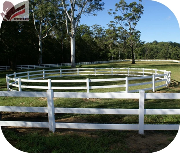 PVC horse fence vinyl fence horse fence