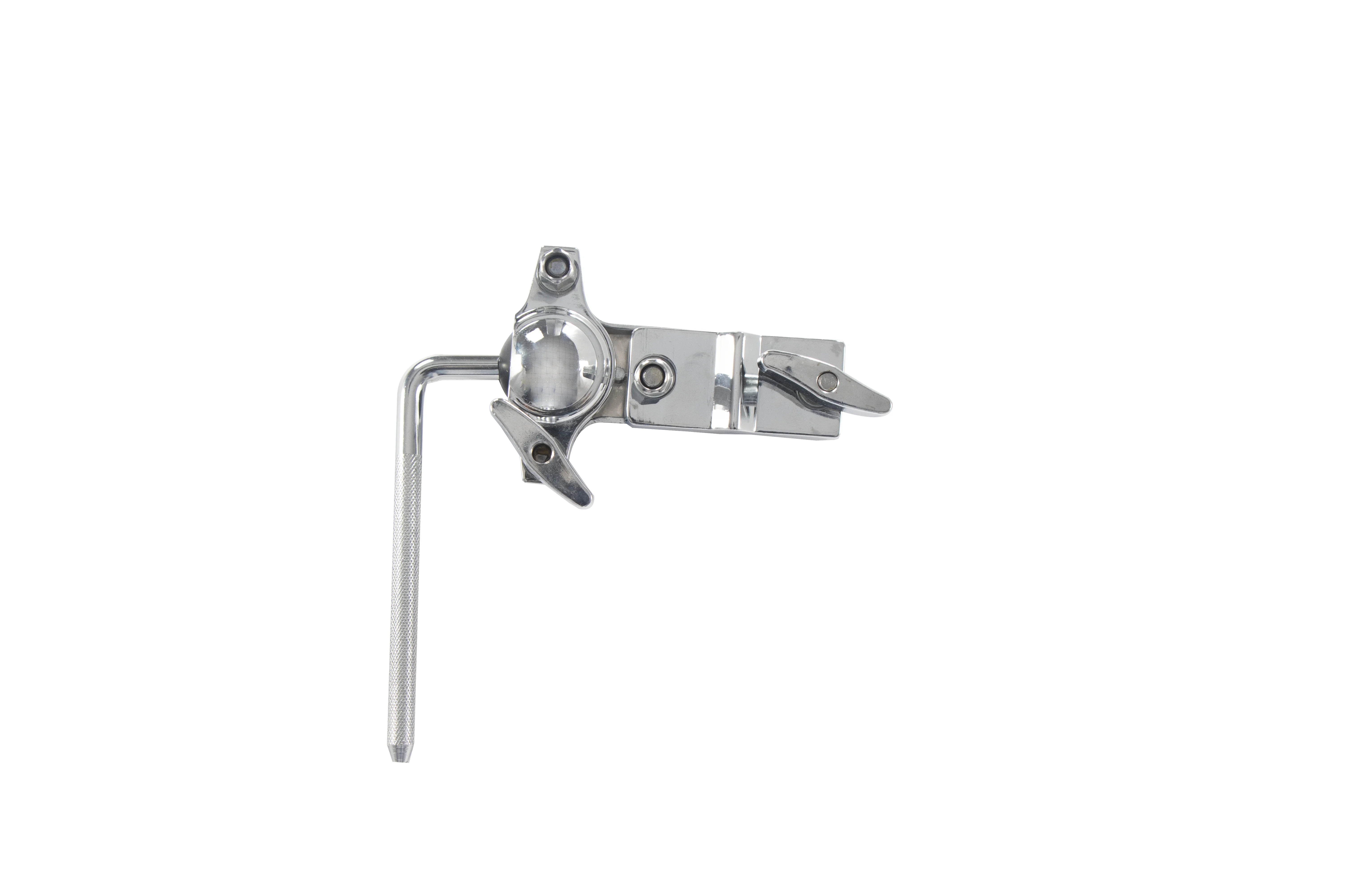 Factory adjustment double tom holder for tom drums