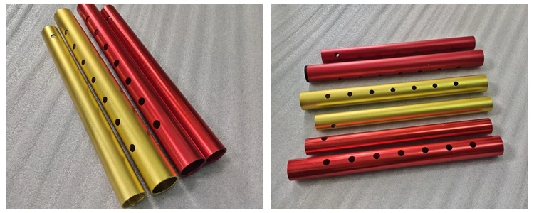 High Quality Anodized Aluminum Tube CNC Machine Parts Material 6063 6061 7075 Round aluminum Pipes