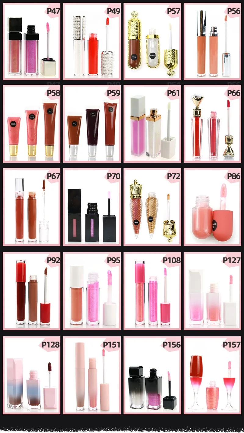 Private Label Custom Long Lasting Makeup Lip Gloss Waterproof Moisturizing Diamond Liquid Matte Lipstick