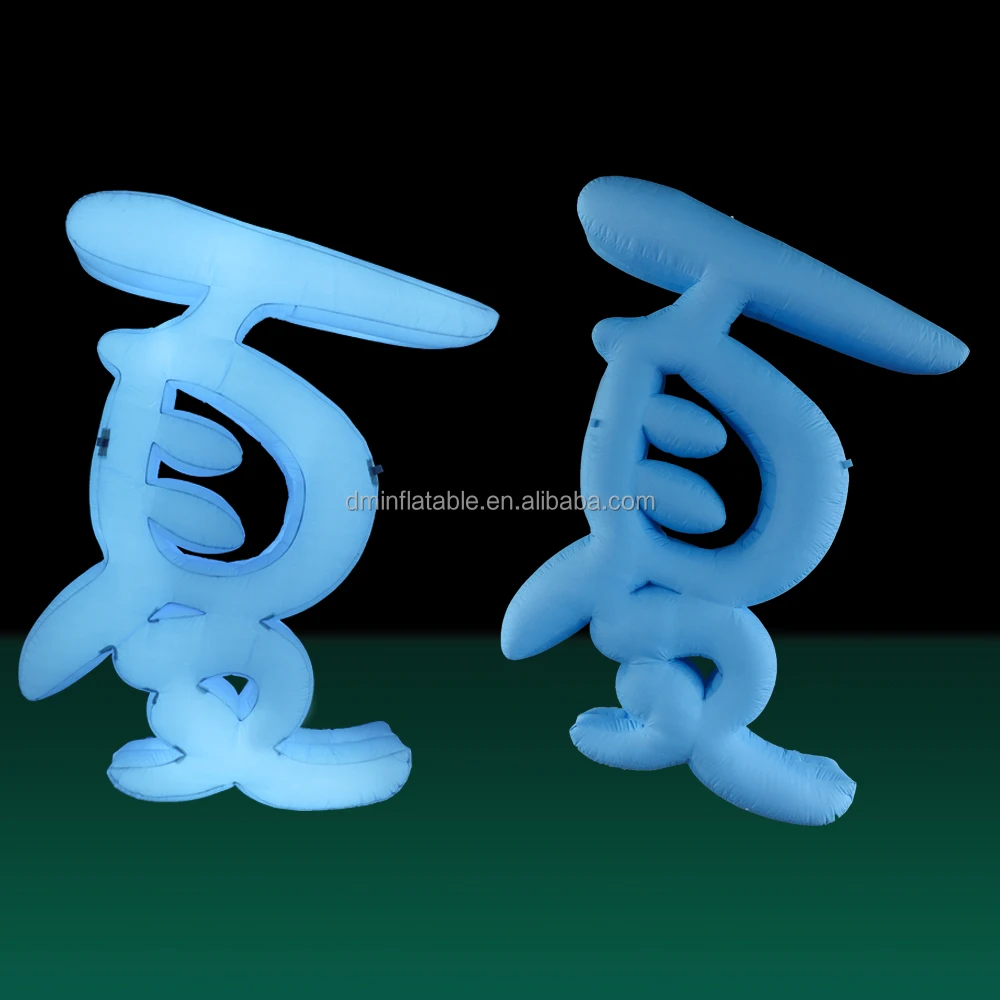 Inflatable letters words letter word English alphabet inflatable Chinese character for advertising decoration party events