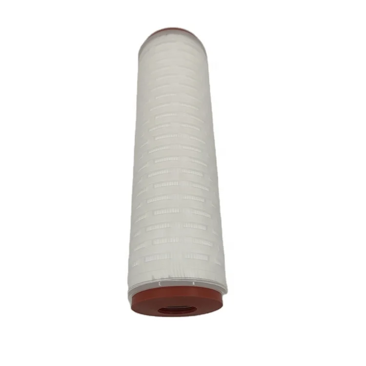 custom Absolute hydrophilic Polyethersulfone membrane PES pleated cartridge filter for distillation