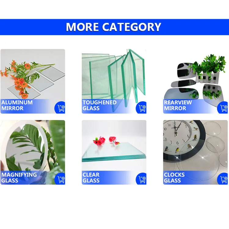 Professionally produced square convex concave mirror aluminum chrome convex car side mirror