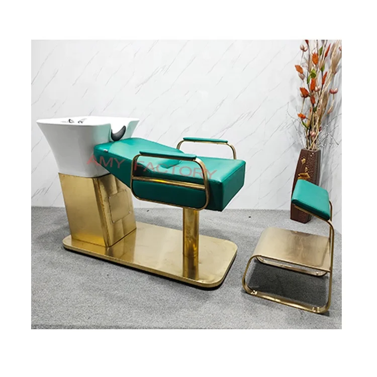 hair salon furniture shampoo massage water table sink and chair high quality shampoo chair