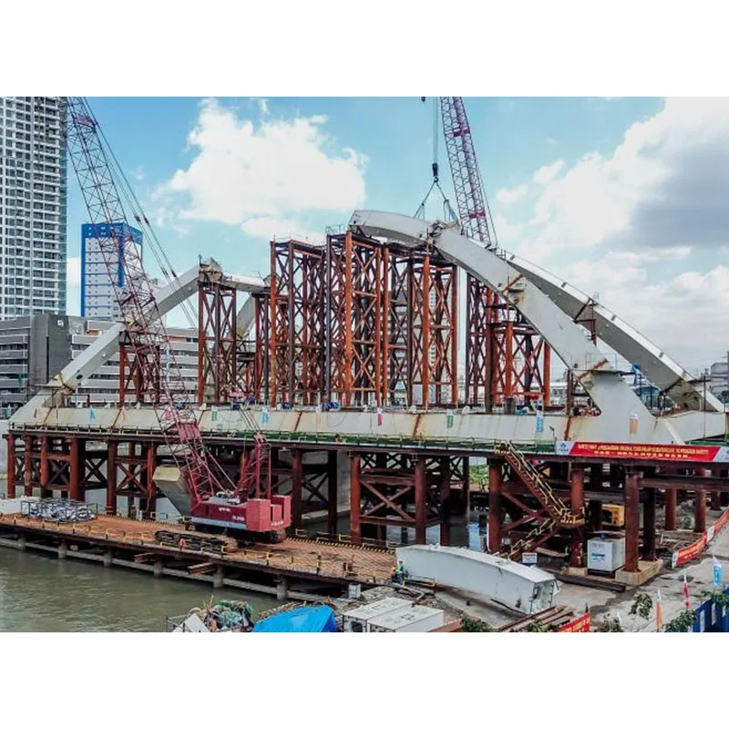 Steel Structure Pedestrian Bridge Construction