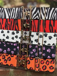 2 INCH Printing Stylish Elastic Equestrian Belts Customization Low Moq Snaffle Bit Buckle Surcingle