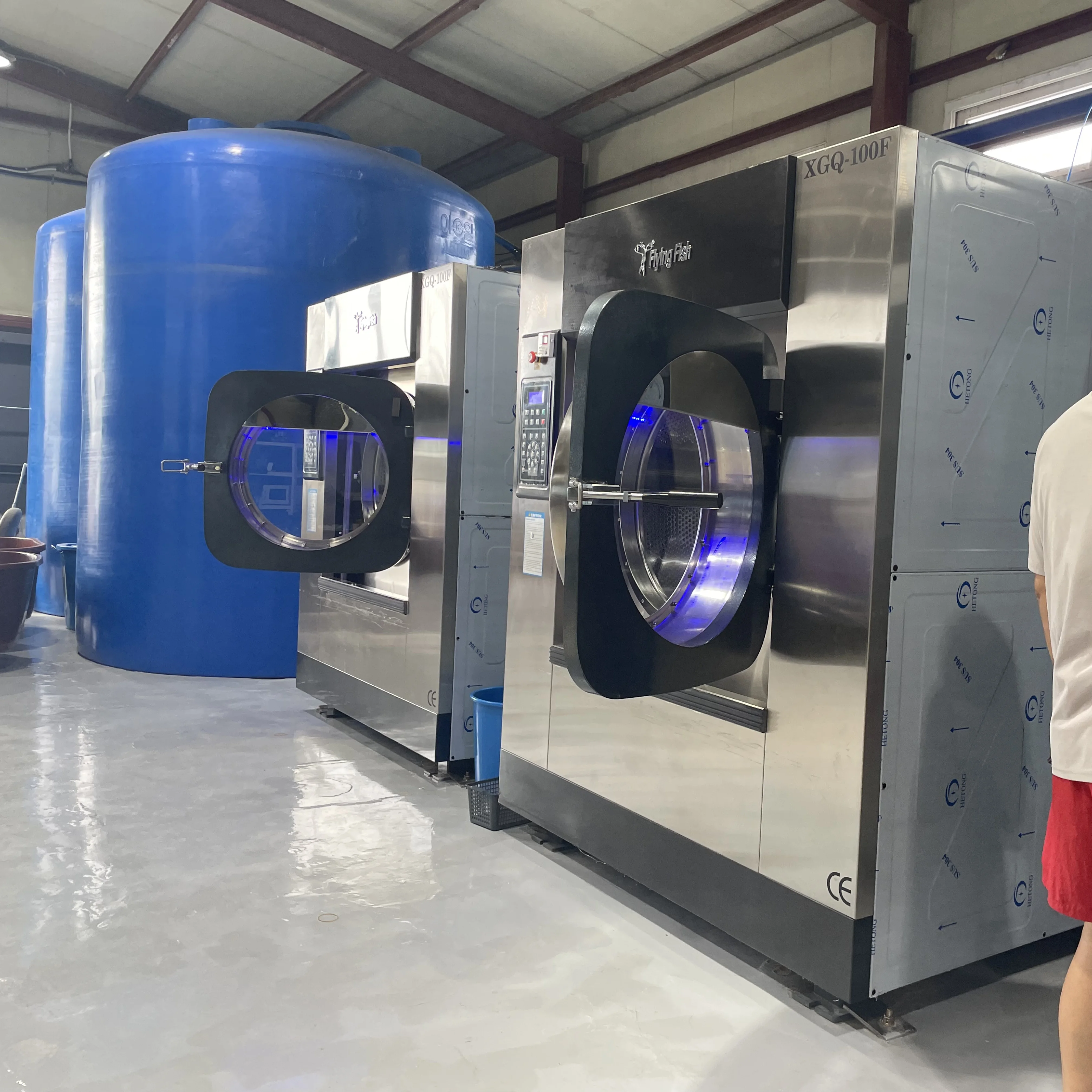 Industrial Fully Automatic Washing Machine 30KG 40KG 50KG 60KG 70KG 100KG 120KG Laundry Washer Extractor