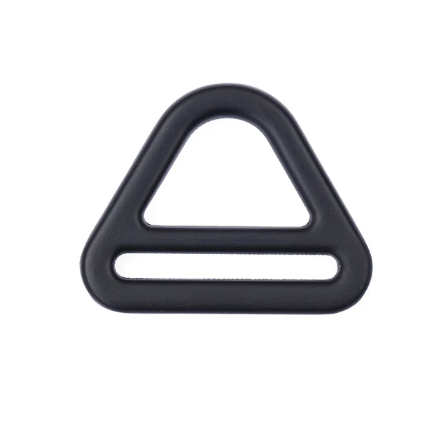 Металлическое Крепление из цинкового сплава регулирующее кольцо треугольная пряжка с платой поворотный зажим Треугольные металлические кольца для аксессуаров