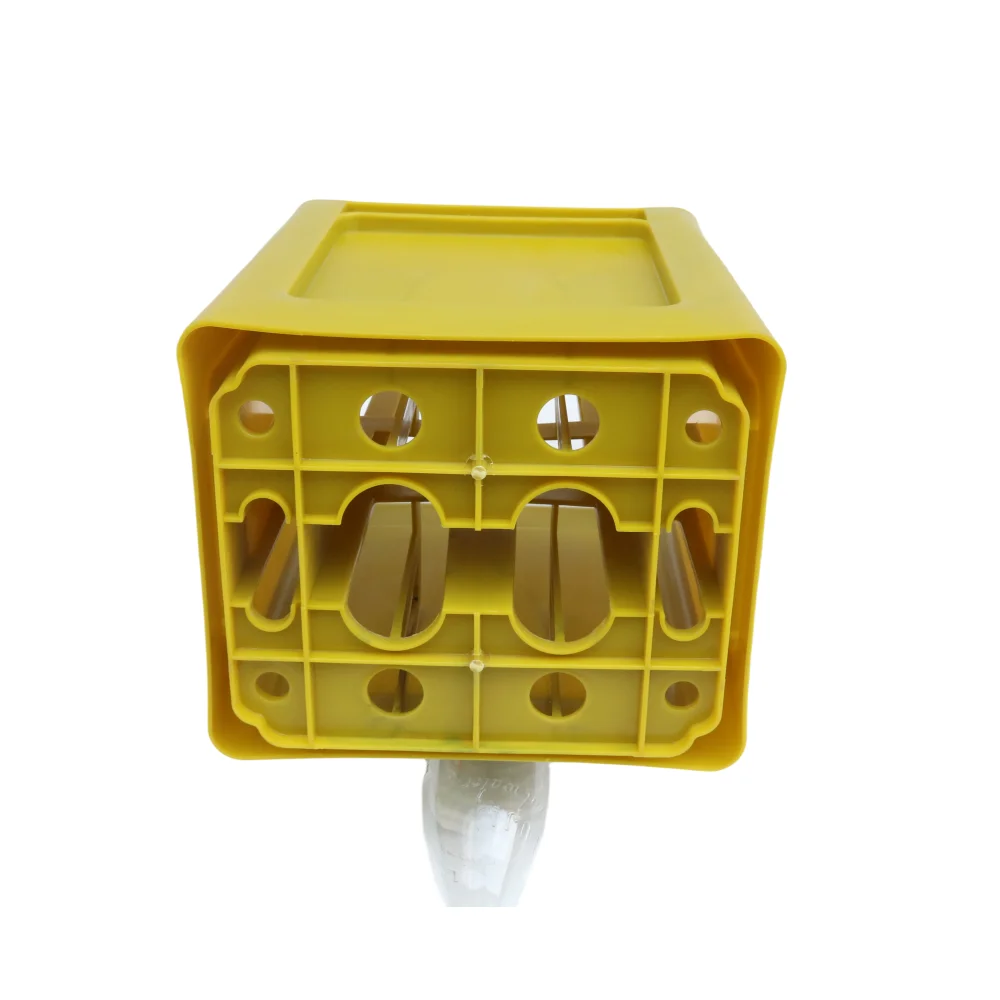 JOIN Juicy Beverage Soda Water Bottles Crate Plastic Beer Basket With Handle 6 Bottle Crate