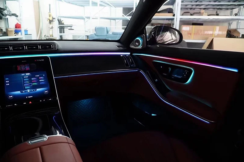 64 цвета светодиодный окружающий свет для Mercedes Benz new S-class W223 2021