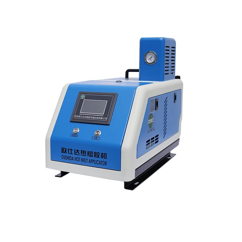 Large Capacity Automatic Hot Melt Glue Spray Machine System For Package