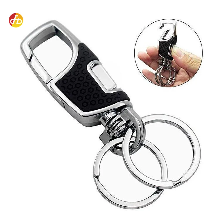 Key Chain with 2 Extra Key Rings Heavy Duty Car Keychain for Men and Women