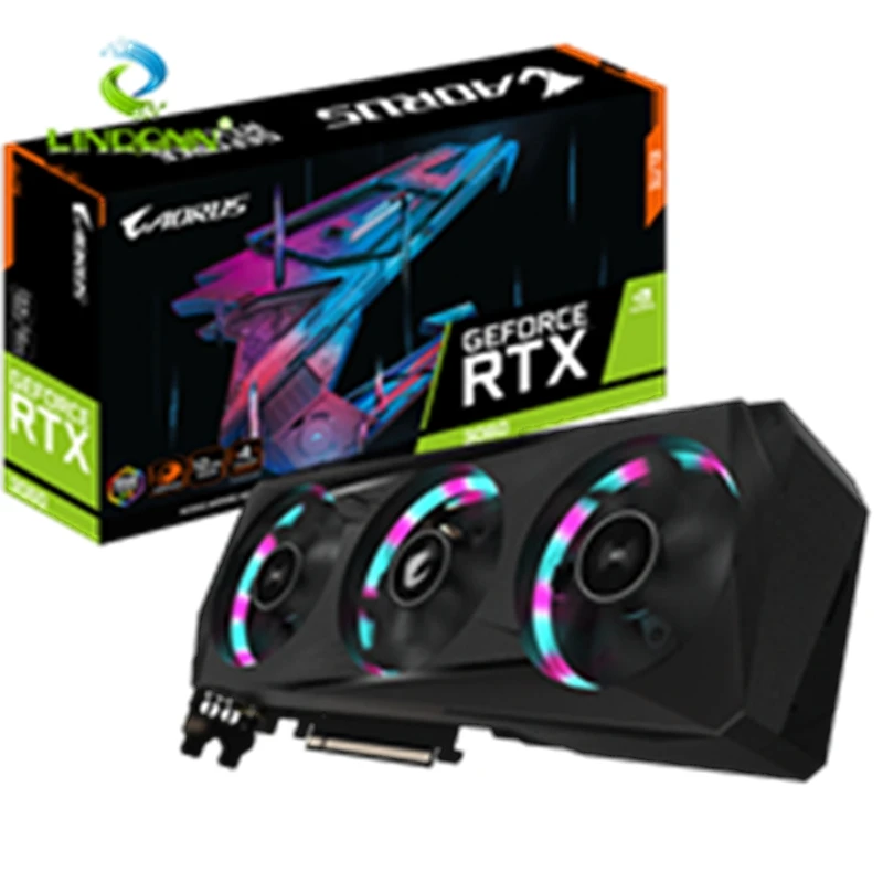 Wholesale Rtx 3070 3060 Ti Graphics Card GPU 320bit 24GB /12GB/8GB 19500MHz Gddr6X Rtx 3070 3060ti