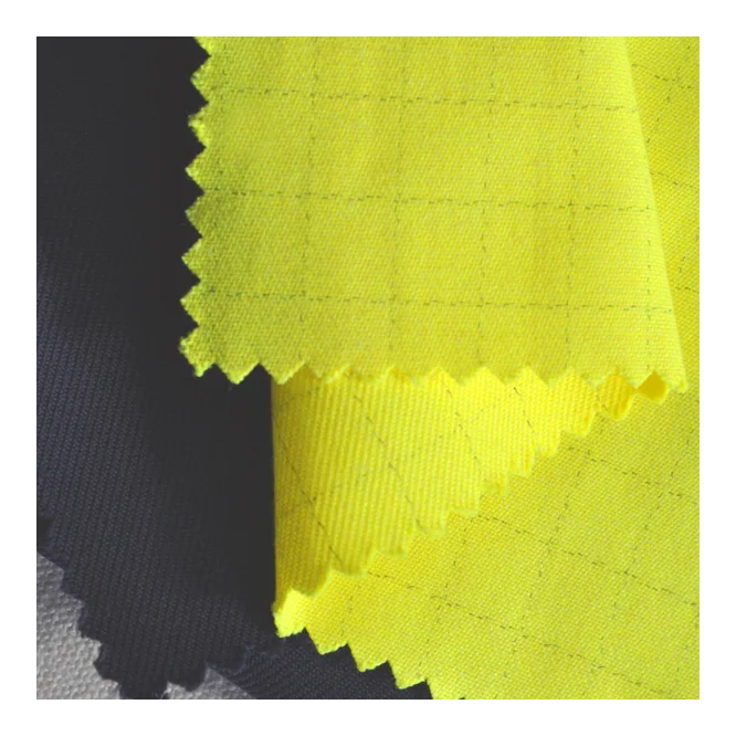 
55% Modacrylic 43% Cotton and 2% Static Dissipative Fiber Blend Fabric for Protective Apparel 